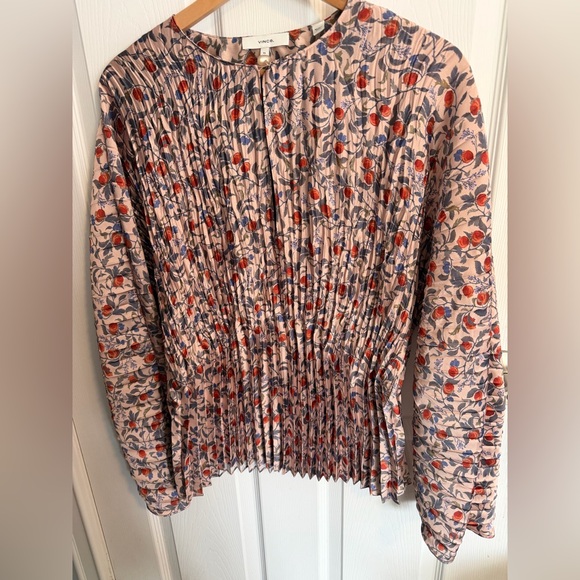 Vince Multicolor Floral Blouse Women’s 
Size: XL - Picture 6 of 13
